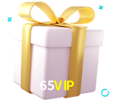 Receba seus bônus de boas-vindas no 65VIP