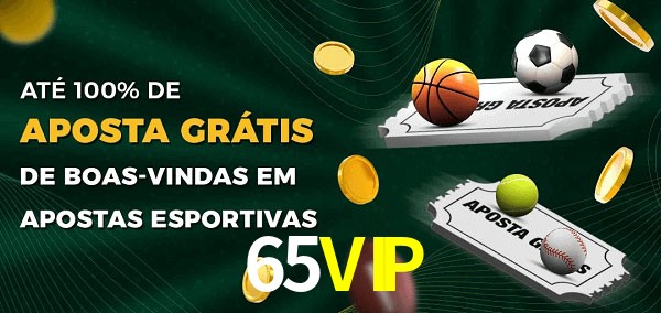 65VIP Ate 100% de Aposta Gratis